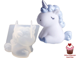 Молд силиконовый Единорог 3D