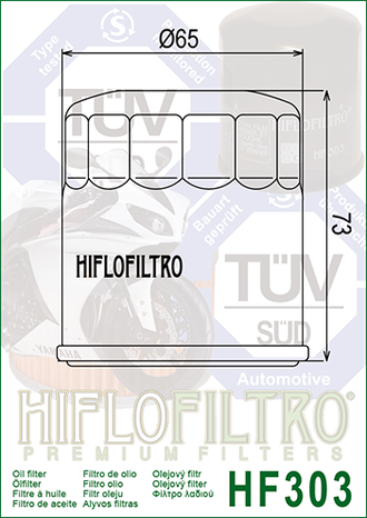 Масляный фильтр HIFLO FILTRO HF303C для Honda // Kawasaki // Polaris // Yamaha