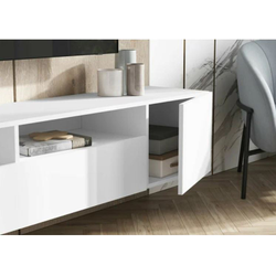 СИТИ подвесная Тумба ТВ (2000х330х346 мм), Белый