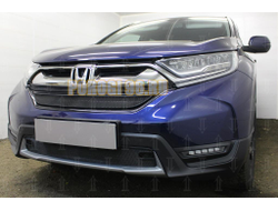 Защита радиатора Honda CR-V V 2016- black низ