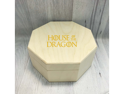 Шкатулка с гравировкой Дом Дракона, House of the Dragon №1