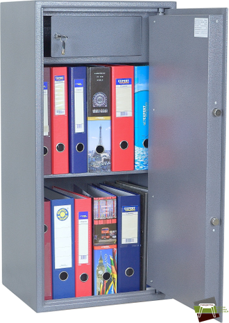 Сейф офисный ШБМ-90 (900*440*365), серый