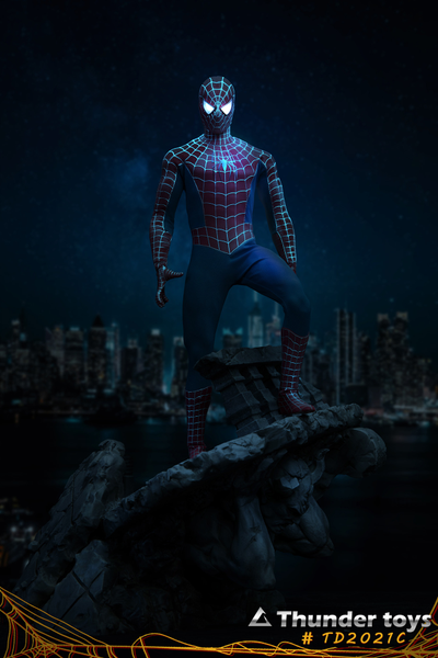 Человек-Паук (делюкс версия) - Коллекционная ФИГУРКА 1/6 Variant Spider Deluxe Edition (TD2021C) - Thunder Toys