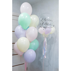 Набор шаров Bubbles C надписью "Макарунс"