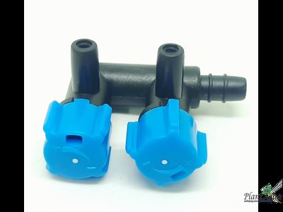 Краник для аэрации с плавной регулировкой (два выхода)