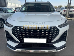 Защита переднего бампера двойная с перемычками Папа Тюнинг d60/42 для JETOUR X70 Plus 2023-