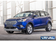 Защита переднего бампера для Ford Kuga (2013-2016-н.в.), RIVAL, Россия