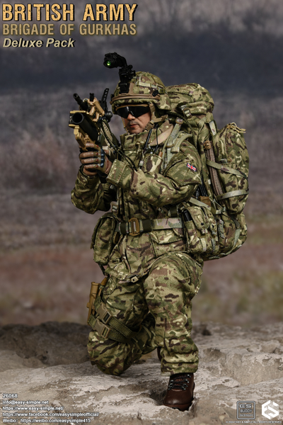 Боец бригады гуркхов Британской армии - Коллекционная ФИГУРКА 1/6 British Army Brigade of Gurkhas Deluxe Pack (26068) - Easy&Simple