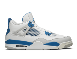 All blue and white jordans top