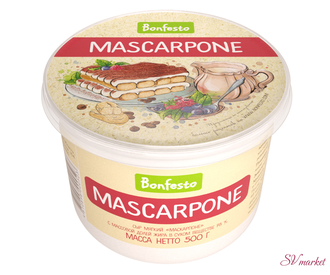 Сыр Bonfesto MASCARPONE 78%, 500г.