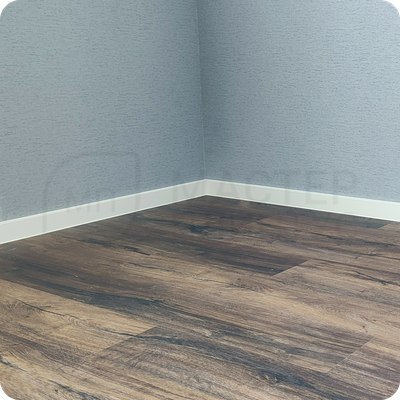 Плинтус ХДФ Dollken Cubu Flex Life 60мм Х 2,5 м 1013/5012 Белый