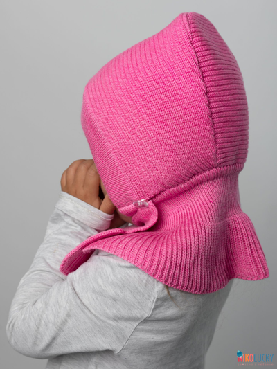 Шапка-шлем 24201-01 х/б подклад, ярко-розовый 46-48