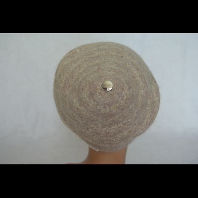 Розовая шапка женская с пайетками Vizio Италия 6507 CL