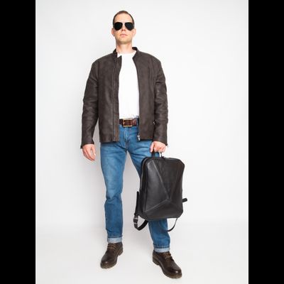 Кожаный рюкзак Lanciano Premium black (арт. 3066-51)