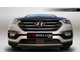 Premium защита радиатора для Hyundai Santa Fe Monte Carlo (2015-) из 2-х частей