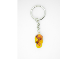 Брелок "Череп плоский"