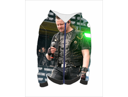 Толстовка на молнии с полной запечаткой Король и Шут №10