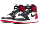 спортивные женские кроссовки Nike Air Jordan 1 Womens Retro High 'Satin Black Toe' CD0461-016