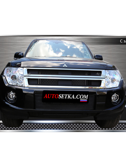 Premium защита радиатора для Mitsubishi Pajero IV (2011-2015)