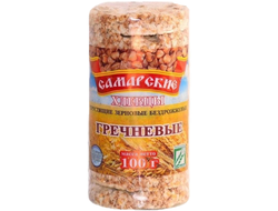 Хлебцы гречневые круглые, 100г (Самарские)