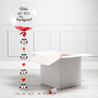 Баблс Will you be my Penguin?c гирляндой