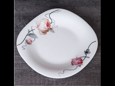 Столовый сервиз "Чайная роза квадро 13пр."