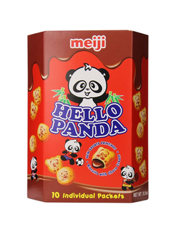 Печенье Meiji Hello Panda с шоколадной начинкой 20 гр (12 шт)*12