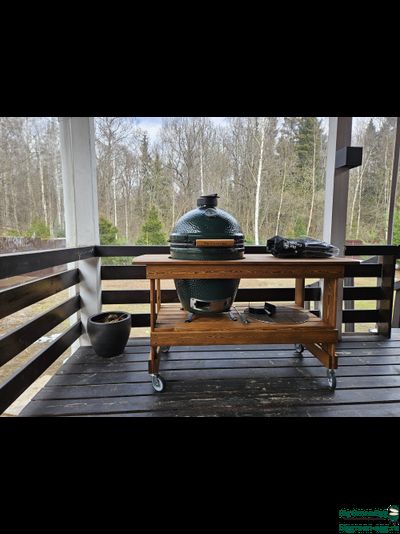 Стол Big Green Egg Эвкалипт оригинал для гриля L, 150х70х85, 127624
