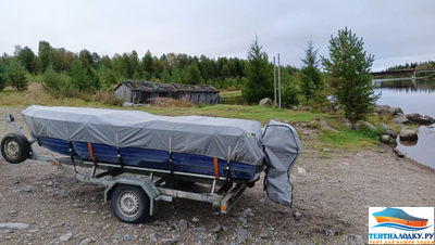 Тент на лодку Trident 450 (no console) без кринолинов