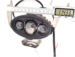 Билед модули Aozoom Y30-1 внешние (овальные), 12V, 34W/58W, универсальное крепление (комплект, 2шт)