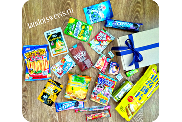 Пример состава азиатской коробочки сладостей