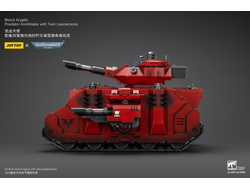 Хищник-Аннигилятор Кровавых Ангелов (Warhammer 40k) - КОЛЛЕКЦИОННАЯ ФИГУРКА 1/18 Blood Angels Predator Annihilator with Twin Lascannons (JT01499) - JOYTOY
