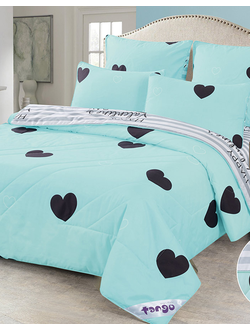 Постельное белье с одеялом TANGO De Verano микросатин евро 200x220x1 230x250x1 50x70x2 Y400-06