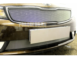 Защита радиатора KIA Cerato 2016-2018 chrome боковые