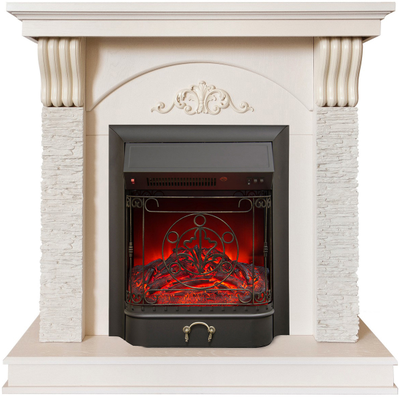 Электрокамин Corfino WT с очагом Majestic