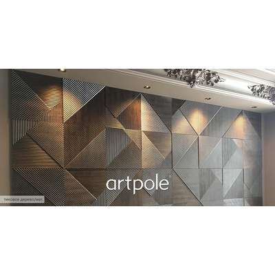 Гипсовая панель FIELDS platinum артикул D-0008-pl