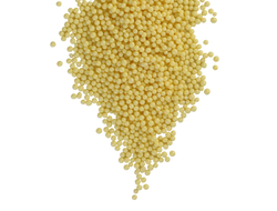 236 Драже зерновое взорванные зерна риса в цветной кондитерской глазури (Желтое) 2-5 мм