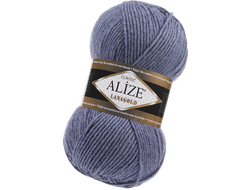 Lanagold (Alize) пряжа цвет № 203 джинс меланж