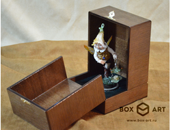 Шкатулка для ювелирной скульптуры изготовлена на заказ