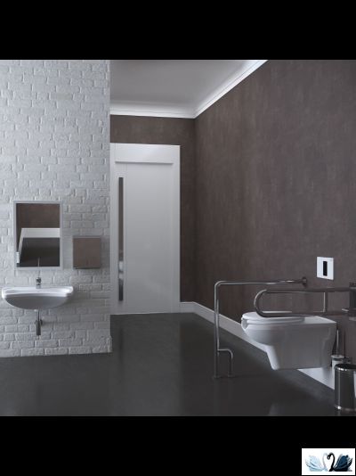 Раковина Creavit BD060-00CB00E-0000, 60 см, для людей с ограниченными возможностями