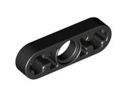 Technic, Liftarm Thin 1 x 3 - Axle Holes, Black (6632 / 4107828 / 6331723 / 663226)