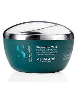 Маска для поврежденных волос ALFAPARF Semi Di Lino Reconstruction, 200мл