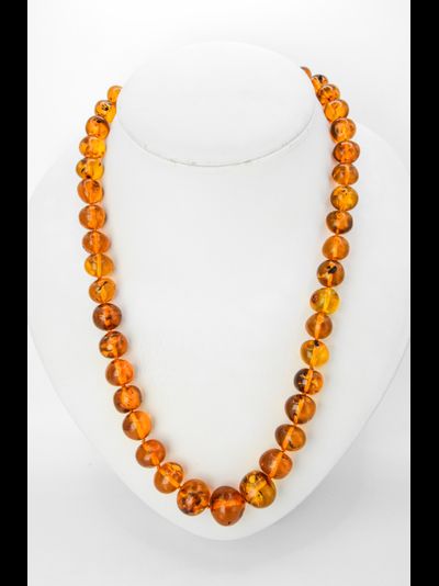 Бусы "Мятый шар" 08955