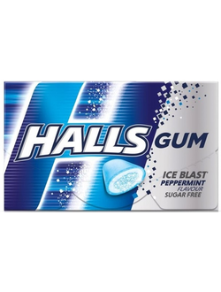 Жевательная резинка Halls Мята(Peppermint) 18гр (16)*15