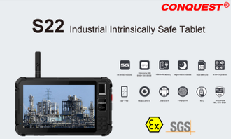 Conquest S22 ATEX - взрывозащищенный планшет - конкструктор