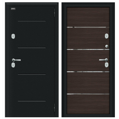 Thermo Лайн Букле черное/Wenge Veralinga