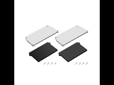 Комплект торцевых заглушек для профиля Denkirs DK5852-BK