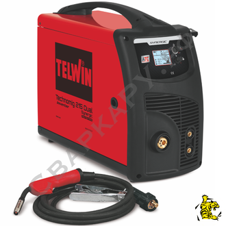 Полуавтомат для MIG/MAG сварки Telwin TECHNOMIG 215 DUAL SYNERGIC