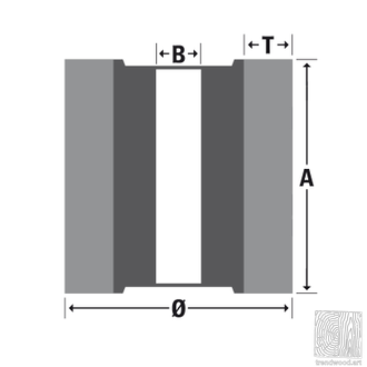 Щетка Д200*300*40, ворс полимер-абразив P46 (код 3-001)