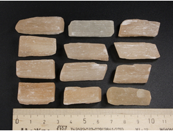 Селенит персиковый, оранжевый в ассортименте, Россия (27-37 мм, 6-8 г) №27476